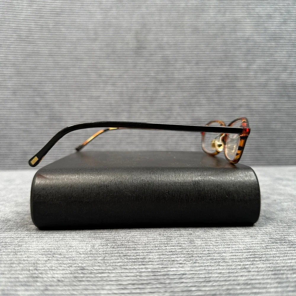 Chaps 3017 618 Black Tortoise Oval Y2KEyeglass‎ Frames 51-18-145 Vintage